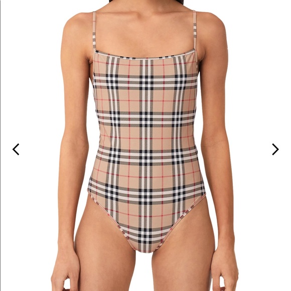 Burberry Other - (Sold)Burberry Delia one piece check print Medium M